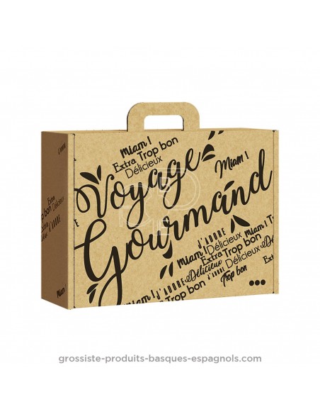 Grande valisette vide Kraft Rectangle