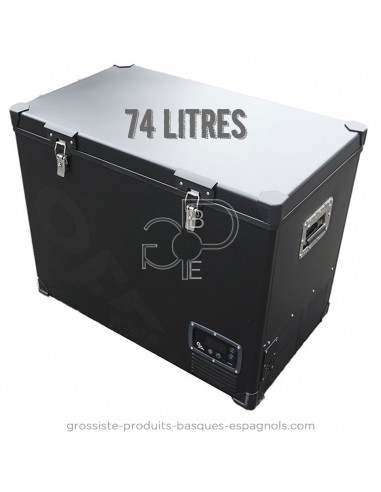 Glacière électrique Professionnelle à compression 74 L, allume cigare et secteur